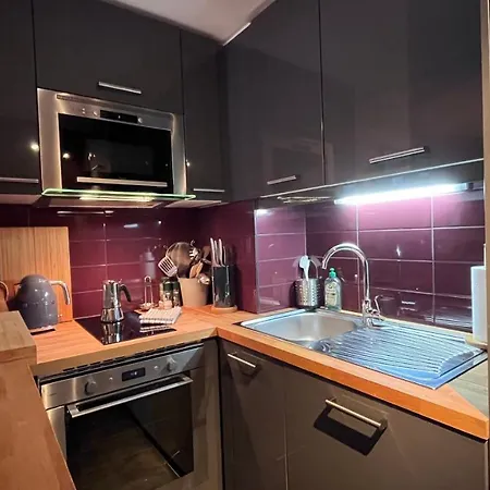 Appartement Le 41 Du Lyret - Type Pour Deux Avec Vue Sur Les Aiguilles Dans Centre Chamonix